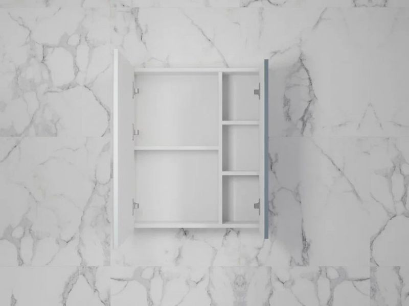Зеркальный шкаф Style Line ЛС-00002319 Стокгольм 60 графит софт