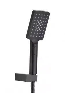 Душевой комплект Filarete Waterfall FL1010BL чёрный матовый