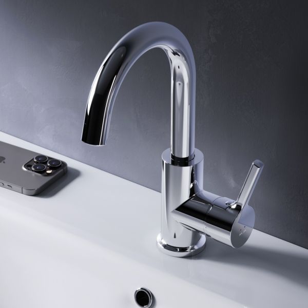 Смеситель для раковины AM.PM Func F85B02700 хром