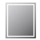 Зеркало Am.Pm Gem M91AMOX0601WG с  LED-подсветкой
