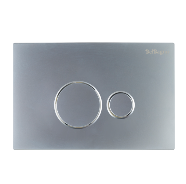 Кнопка смыва BelBagno BB080CR.MAT , матовый хром