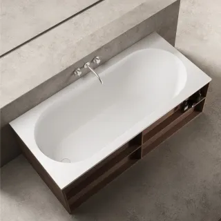 Ванна акриловая Vincea Solid Surface VBT-8SB1-1600 160 x 75 см белая матовая