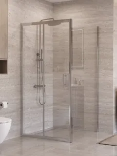 Душевой уголок BelBagno Uno UNO-195-A-1-100-C-Cr 100x100 см профиль хром стекло прозрачное