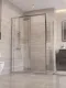 Душевой уголок BelBagno Uno UNO-195-AH-1-110/100-C-Cr 110x100 см профиль хром стекло прозрачное