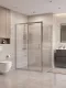 Душевой уголок BelBagno Uno UNO-195-AH-1-110/100-C-Cr 110x100 см профиль хром стекло прозрачное