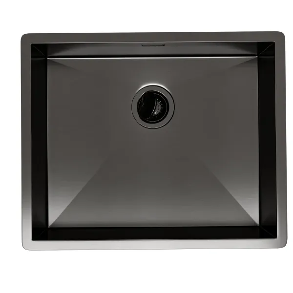 Мойка кухонная Reflexion Como 54-BL RX2054BL оружейная сталь