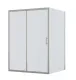 Душевой уголок BelBagno Uno UNO-195-AH-1-140/100-C-Cr 140x100 см профиль хром стекло прозрачное