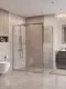 Душевой уголок BelBagno Uno UNO-195-AH-1-140/80-C-Cr 140x80 см профиль хром стекло прозрачное