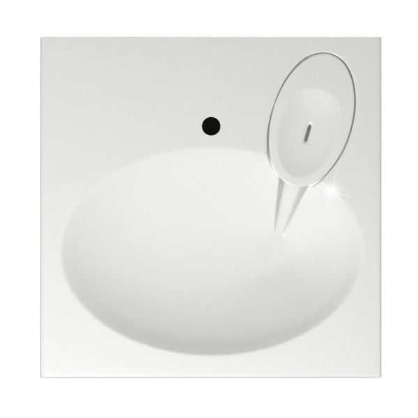 Раковина Reflexion Delta RX6060GM белая 60x60