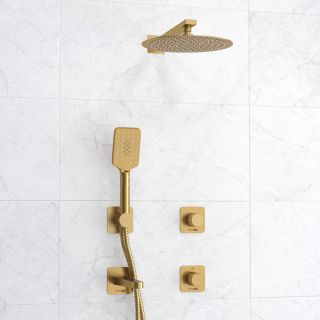 Душевой комплект WasserKRAFT Schunter A8251.307.308.180.259.285.194.201 тёмное золото матовое