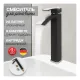 Смеситель для раковины Hansberge Cubito H2077BC чёрный/хром