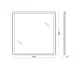 Зеркало с подсветкой BelBagno SPC-MAR-800-800-LED-3000K-TCH-WARM 80 см с сенсорным выключателем и подогревом