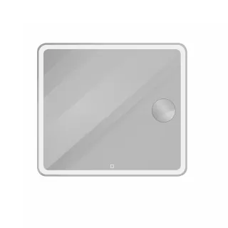 Зеркало с подсветкой BelBagno SPC-MAR-900-800-LED-TCH-LNZ 90 см с сенсорным выключателем и линзой