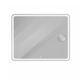 Зеркало с подсветкой BelBagno SPC-MAR-1000-800-LED-TCH-LNZ 100 см с сенсорным выключателем и линзой
