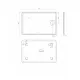Зеркало с подсветкой BelBagno SPC-MAR-1200-800-LED-TCH-LNZ 120 см с сенсорным выключателем и линзой