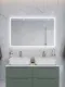 Зеркало с подсветкой BelBagno SPC-MAR-1200-800-LED-TCH-LNZ 120 см с сенсорным выключателем и линзой