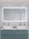 Зеркало с подсветкой BelBagno SPC-MAR-1400-800-LED-TCH-LNZ 140 см с сенсорным выключателем и линзой