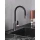 Смеситель для кухни Alfi AL01-00255 с гибким изливом оружейная сталь
