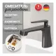 Смеситель для раковины Hansberge H1068BG графит