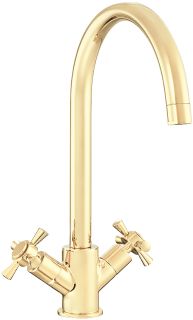Смеситель для кухни E.C.A. Quadrille 102808488EX золото Смеситель для кухни E.C.A. Quadrille 102808488EX золото