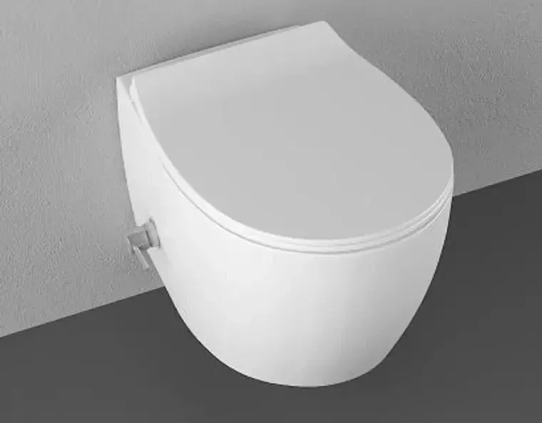 Подвесной унитаз Isvea Sentimenti Neo 10ARS1015I-2L безободковый с функцией биде белый матовый