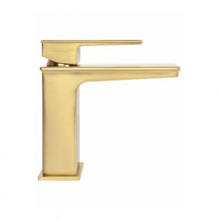 Смеситель для раковины Hansberge H1070MG золото матовое