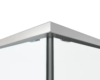 Душевой уголок Vincea Ultima VSR-7UL1011CLG 110 x 100 см стекло прозрачное профиль золото брашированное