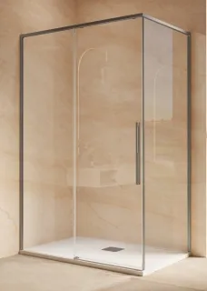 Душевой уголок Vincea Ultima VSR-7UL1011CLGM 110 x 100 см стекло прозрачное профиль воронёная сталь