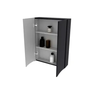 Шкаф Style Line Бергамо мини СС-00002525 графит 60 см