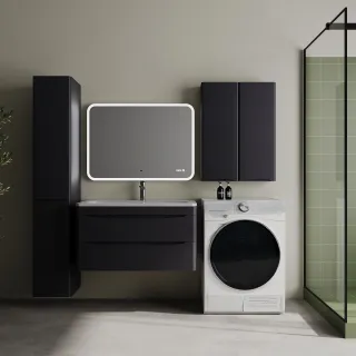 Шкаф Style Line Бергамо мини СС-00002525 графит 60 см
