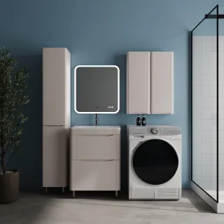 Тумба под раковину Style Line Бергамо мини СС-00002532 бежевый 70 см