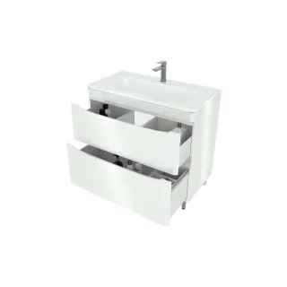 Тумба под раковину Style Line Бергамо мини СС-00002512 белый 80 см
