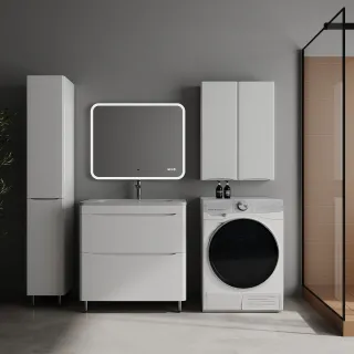 Тумба под раковину Style Line Бергамо мини СС-00002513 белый 90 см