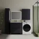 Тумба под раковину Style Line Бергамо мини СС-00002524 графит 90 см