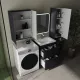Шкаф-пенал Style Line Бергамо СС-00002526 30 см графит