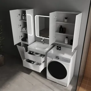 Тумба под раковину Style Line Бергамо мини СС-00002514 белый 60 см