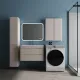 Тумба под раковину Style Line Бергамо мини СС-00002535 бежевый 90 см