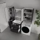 Тумба под раковину Style Line Марелла СС-00002553 графит 60 см