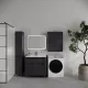 Тумба под раковину Style Line Марелла СС-00002556 графит 90 см