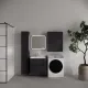 Тумба под раковину Style Line Марелла СС-00002558 графит 70 см