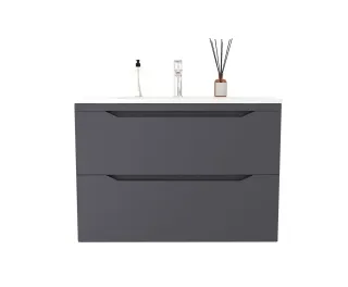 Тумба под раковину Style Line Марелла СС-00002557 графит 80 см