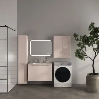 Тумба под раковину Style Line Марелла СС-00002543 бежевый 90 см