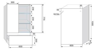 Подвесной шкаф Style Line Атлантика 100 СС-00002225 Подвесной шкаф Style Line Атлантика 100 СС-00002225