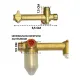 Смеситель для раковины Hansberge H688BR бронза