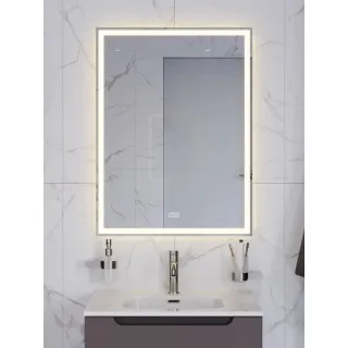 Зеркало с подсветкой BelBagno SPC-GRT-600-800-LED-3000K-TCH-WARM 60 см с сенсорным выключателем и подогревом