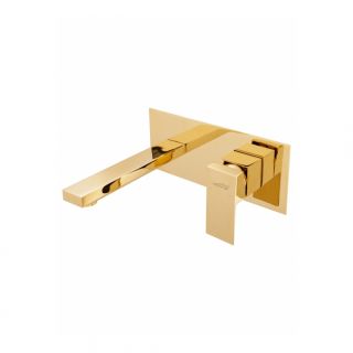 Смеситель для раковины Hansberge H688GO золото