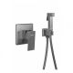 Гигиенический душ со смесителем Hansberge Cubito H3070BG графит