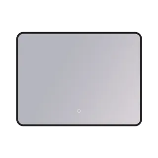 Зеркало с подсветкой DQ Гамбург (Hamburg) DQMHAM10080BLK 100x80 см чёрный