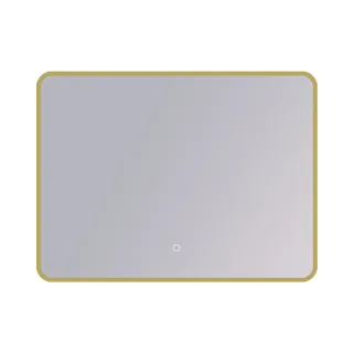 Зеркало с подсветкой DQ Гамбург (Hamburg) Классик DQMHAM10080CGLD 100x80 см золото