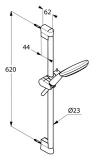 Душевой гарнитур Kludi Freshline хром 6793005-00 Душевой гарнитур Kludi Freshline хром 6793005-00